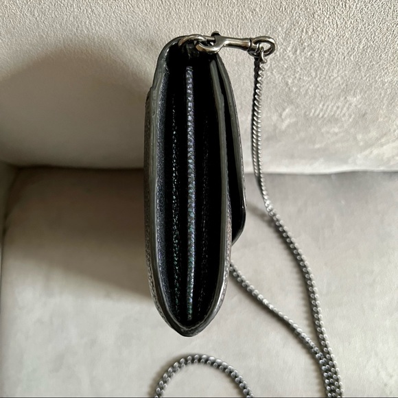 COACH Hologram Turn Lock Chain Wristlet Crossbody Bag (F22800) - Picture 7 of 8